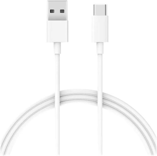 Xiaomi USB 2.0 Cable USB-C male - USB-A 18W White 1m (BHR4422GL) Bulk