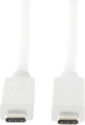 LogiLink CU0180 USB 4 Cable USB-C male - USB-C male White 0.8m