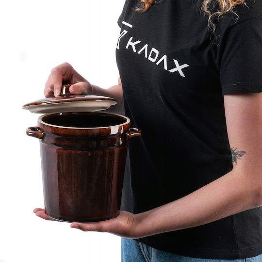 Kadax Γάστρα Στρογγυλή Κεραμική 2lt