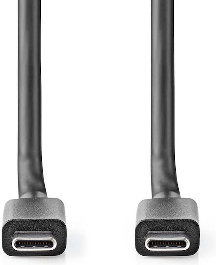 Nedis USB 2.0 Cable USB-C Male - USB-C Black 1m