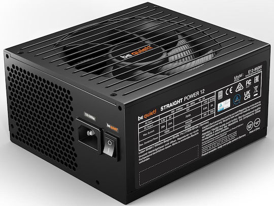 Be Quiet Straight Power 12 850W Black Computer Power Supply Full Modular 80 Plus Platinum