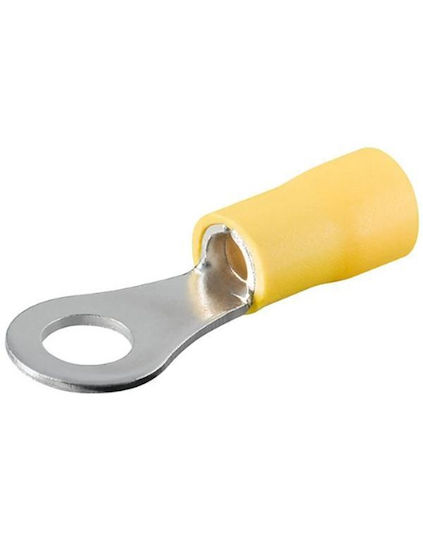 SAS Insulated Ring Terminal Yellow 100pcs ΑΚ-ΑΚ-017