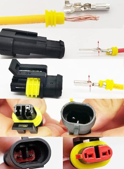 Elektrischer Terminal Stoßverbinder mit Isolierung (4PINS/AD)