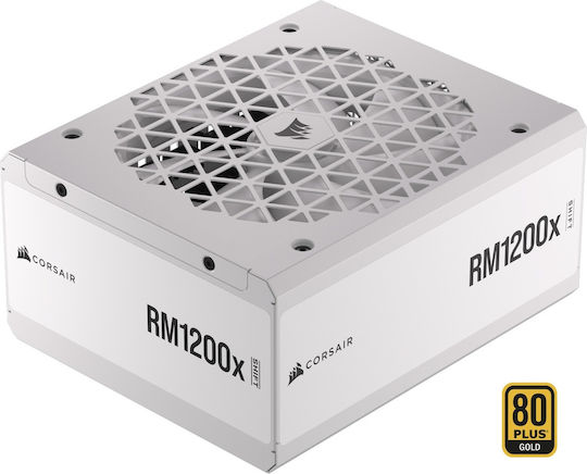 Corsair Shift Series Rm1200x Shift 1200W Бял Компютърно захранване Пълен модул 80 Plus Gold