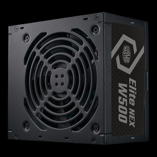 CoolerMaster Elite NEX Black Mesh 500W Μαύρο Τροφοδοτικό Υπολογιστή Full Wired 80 Plus Standard