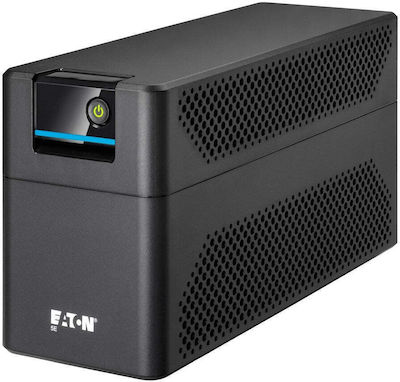 Eaton 5E Gen2 1200 USB DIN UPS Line-Interactive 1200VA 660W με 4 Schuko Πρίζες