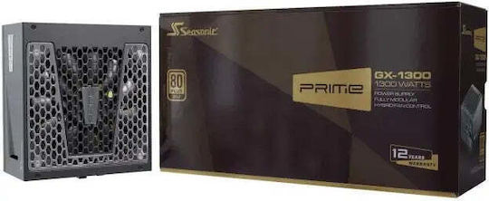Seasonic Prime 1300W Μαύρο Τροφοδοτικό Υπολογιστή Full Modular 80 Plus Gold