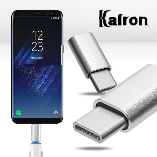 Θηλυκό Μετατροπέας USB-C / micro USB male σε USB-C / micro USB female 1τμχ