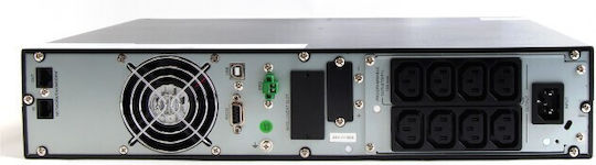FSP/Fortron Clippers UPS On-Line 1000VA 1000W Mit 8 IEC Steckdosen