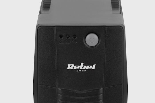 Rebel RB-4021 UPS Außerbetrieblich 850VA 480W mit 2 Schuko Steckdosen