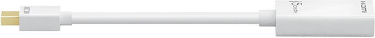 J5 Create Convertor mini DisplayPort masculin în HDMI feminin Alb 1buc JDA159-N