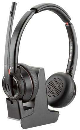 Poly Savi 8200 UC Wireless On Ear Multimedia Headphone with Microphone Bluetooth