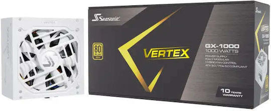 Seasonic Vertex GX White 1000W White Computer Power Supply Full Modular 80 Plus Gold
