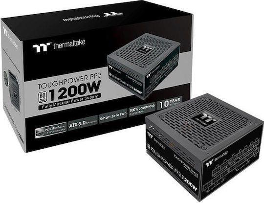 Thermaltake Toughpower PF3 1200W Μαύρο Τροφοδοτικό Υπολογιστή Full Modular 80 Plus Platinum