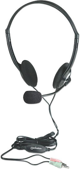 Manhattan 164429 On Ear Multimedia Ακουστικά με μικρόφωνο και σύνδεση 3.5mm Jack