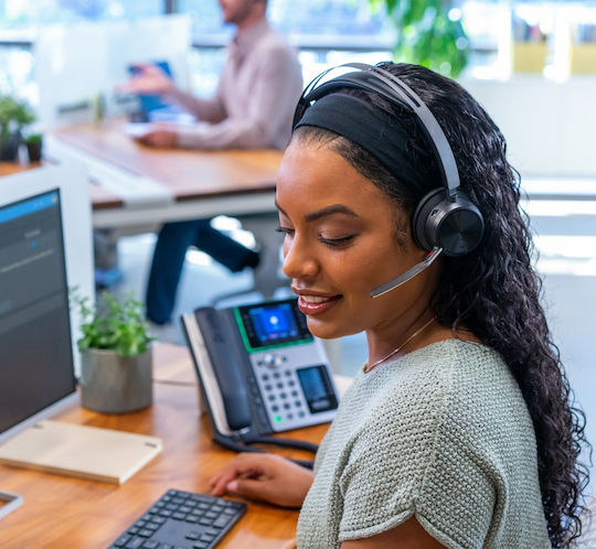 Poly Ασύρματα On Ear Multimedia Ακουστικά με μικρόφωνο και σύνδεση Bluetooth 76U46AA