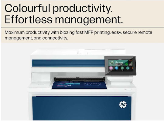 HP LaserJet Pro MFP 4302DW Colour All In One Printer with WiFi and Mobile Printing + HP 220A BLACK Toner Cartridge