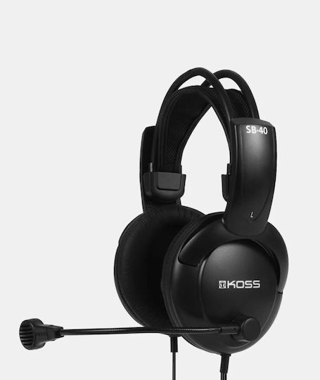 Koss SB40 On Ear Multimedia Headphone with Microphone 3.5mm Jack
