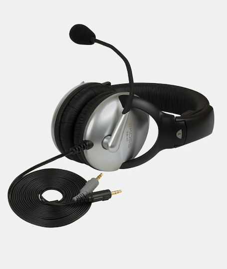 Koss SB45 On Ear Multimedia Headphone with Microphone 3.5mm Jack Silver