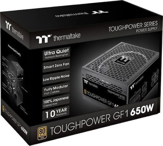 Thermaltake Toughpower GF A3 TT Premium Edition 650W Black Computer Power Supply Full Modular 80 Plus Gold