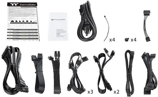 Thermaltake Toughpower GF3 1200W Black Computer Power Supply Full Modular 80 Plus Gold