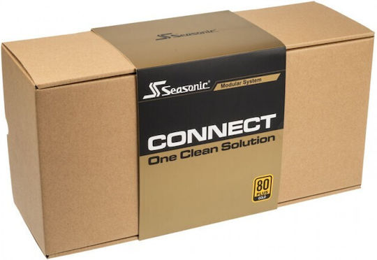 Seasonic Connect 750W Μαύρο Τροφοδοτικό Υπολογιστή Full Modular 80 Plus Gold