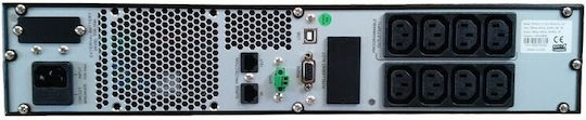 Orvaldi V1100+ 2U LCD UPS Line-Interactive 1100VA 990W
