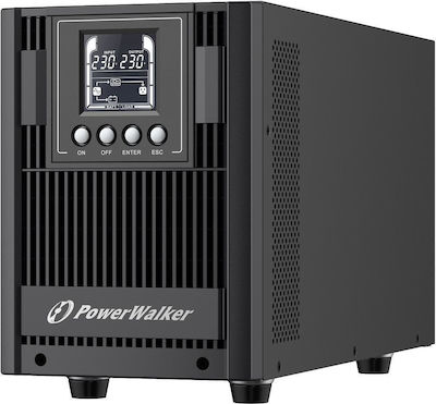 Powerwalker VFI 2000 AT FR UPS On-Line 2000VA 1800W με 4 Schuko Πρίζες