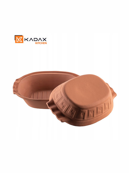 Kadax Oală Ovală din Porțelan 4lt 1buc
