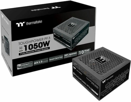 Thermaltake Toughpower PF3 1050W Μαύρο Τροφοδοτικό Υπολογιστή Full Modular 80 Plus Platinum
