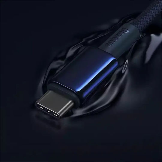 Baseus Tungsten USB 2.0 Kabel USB-C männlich - USB-C 100W PD Blau 1m P10319800321-03