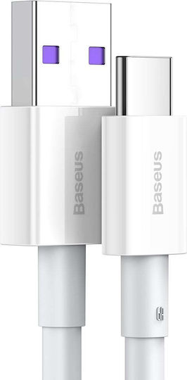 Baseus Superior Series USB 2.0 Kabel USB-C männlich - USB-A 66W PD Weiß 1m CATYS-02