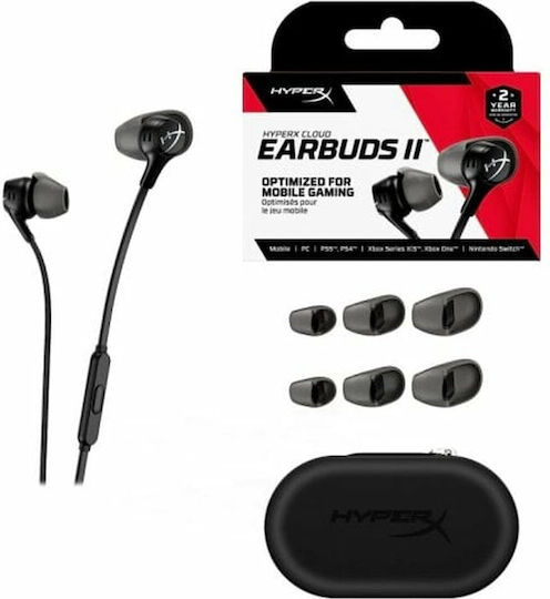 HyperX Cloud Earbuds II In Ear Gaming Headset με σύνδεση 3.5mm
