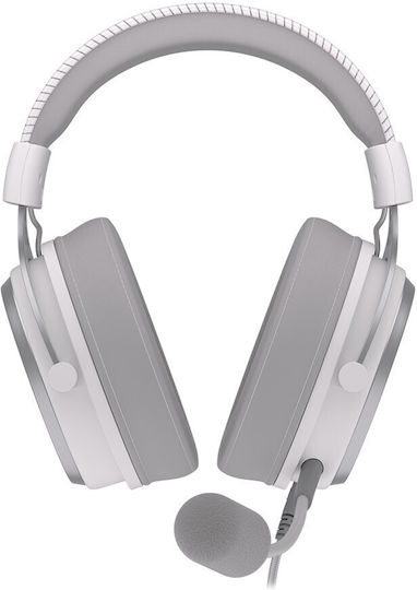 Endorfy VIRO Over Ear Gaming Headset με σύνδεση 3.5mm Onyx White
