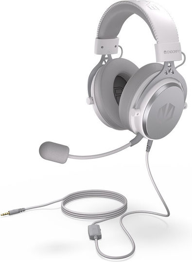 Endorfy VIRO Over Ear Gaming Headset με σύνδεση 3.5mm Onyx White