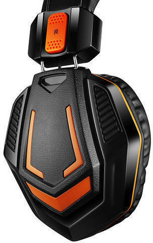 Canyon Fobos Over Ear Gaming Headset cu conexiune 3,5mm Portocaliu