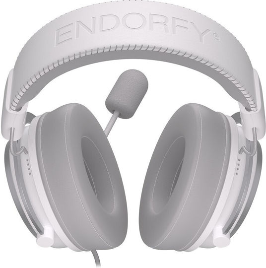 Endorfy VIRO Over Ear Gaming Headset με σύνδεση 3.5mm Onyx White