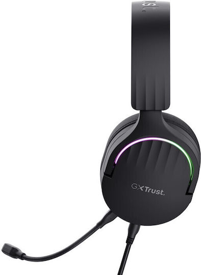 Trust GXT490 Fayzo Over Ear Gaming Headset με σύνδεση USB Black for PS4 / PS5