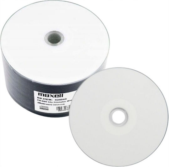 Maxell Εγγράψιμα CD-R 52x 700MB 50τμχ