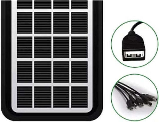 GD-10Xx Panou Solar Încărcător 3W cu Ieșire USB pentru Dispozitive Portabile
