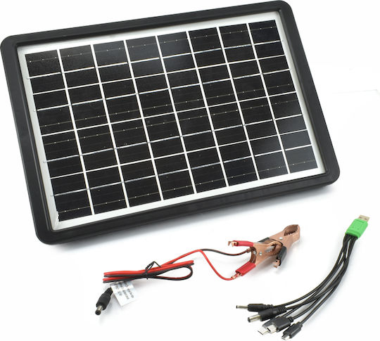 GDPLUS Ηλιακό Panel Φορτιστής 20W με USB Output (Επαναφορτιζόμενων Μπαταριών / Μπαταριών Αυτοκινήτου / Φορητών Συσκευών) (GD-120S)