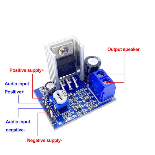 Haitronic TDA2030A 1x18W Audio Amplifier Module Board 6-12V