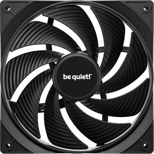 Be Quiet Cooler Pure Wings 3 Case Fan 120mm 2100rpm 59.6cfm Without LED Lighting and 4-Pin PWM Connection