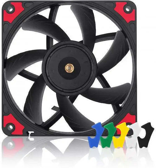 Noctua NF-A12x25 PWM chromax.black.swap Case Fan 120mm (2000rpm / 60cfm) Χωρίς Led Φωτισμό και Σύνδεση 4-Pin