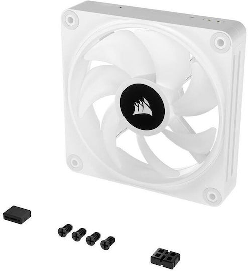 Corsair iCUE LINK QX120 Case Fan 2400rpm With RGB White Lighting