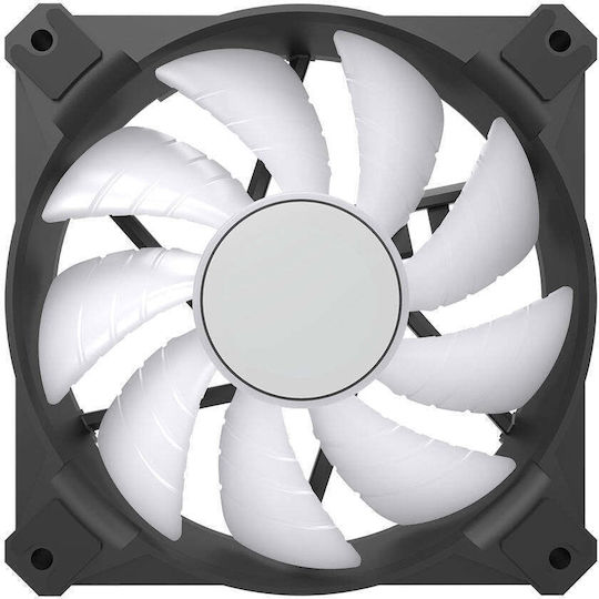 Darkflash Infinity 8 5in1 Вентилатор За Кутия 120мм (2000об/мин / 62.18cfm) С RGB Осветление И Свързване 4-изводна ШИМ