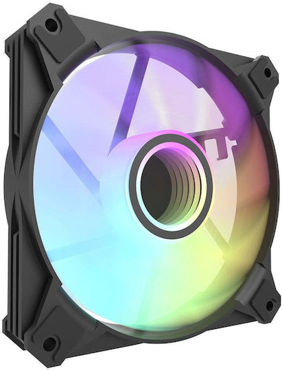 Darkflash Infinity 8 5in1 Вентилатор За Кутия 120мм (2000об/мин / 62.18cfm) С RGB Осветление И Свързване 4-изводна ШИМ