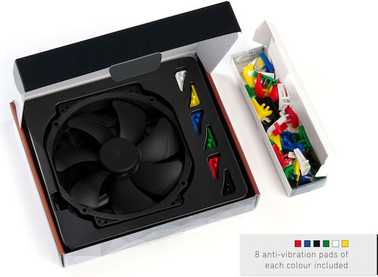 Noctua NF-A15 HS Case Fan 140mm (1500rpm / 82.5cfm) Χωρίς Led Φωτισμό και Σύνδεση 4-Pin PWM