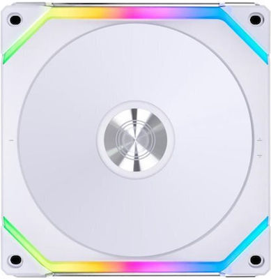 Lian Li UNI FAN SL V2 140mm 4-Pin PWM ARGB Lighting Case Fan White