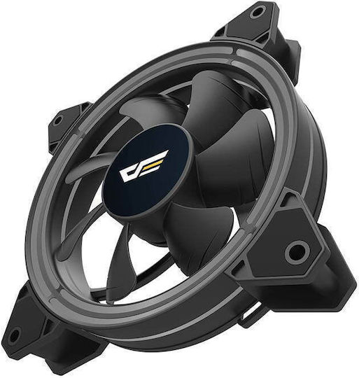 Darkflash CF11 Pro Ventilator Pentru Carcasă 3în1 120mm (1200rpm / 38cfm) cu Iluminare ARGB și Conexiune 6 Pini 3 Bucăți